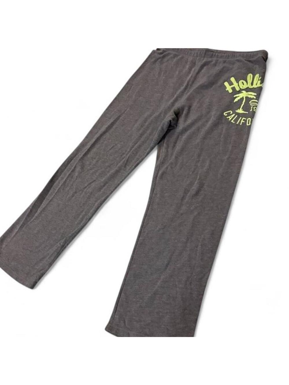 Y2K Slim Gray Hollister Sweatpants – Casual wide leg  M/L